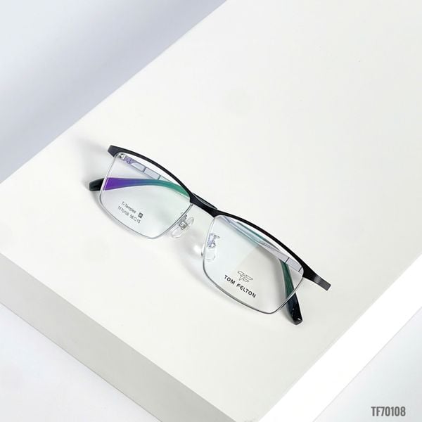 Gọng Kính Nửa Gọng Titanium Tom Felton TF70108 Chính Hãng