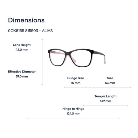  Gọng Kính Mắt Mèo Oakley Alias 0OX8155 - Chính Hãng 