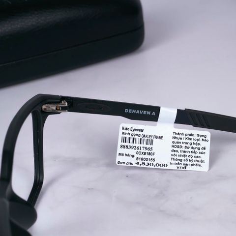  Gọng Kính Thể Thao Oakley 0OX8180F Dehaven A – Tem Chính Hãng Luxottica 