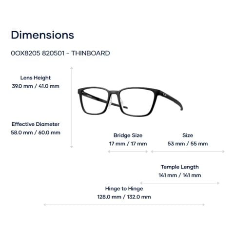  Gọng Kính Oakley Thinboard 0OX8205 - Chính Hãng 