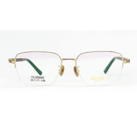  Olive 88886 Gọng Kính Mạ Vàng 18K Gỗ Đàn Hương- Chính hãng 