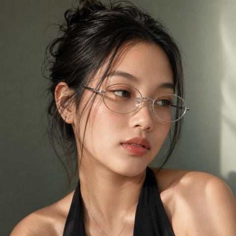  Gọng Kính Oval Anessa 58289 