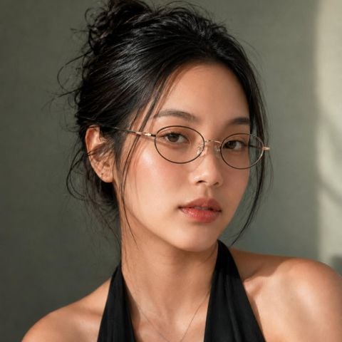  Gọng Kính Oval Anessa 58289 