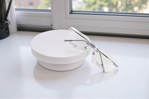  Peterson 26008 Kính Không Gọng Chữ Nhật Titanium 