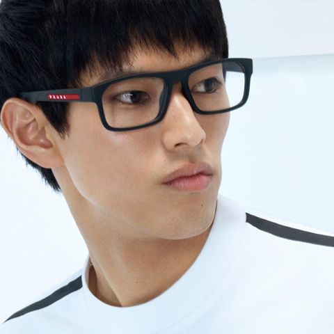  Gọng Kính Nửa Khung Prada Linea Rossa 0PS 50PV - Tem Chính Hãng 