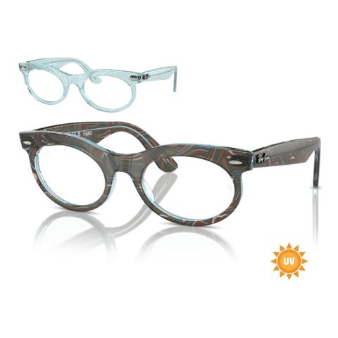  RayBan Wayfarer Oval 0RX2242VF Gọng Kính – Tem Chính Hãng Luxottica 
