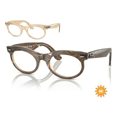  RayBan Wayfarer Oval 0RX2242VF Gọng Kính – Tem Chính Hãng Luxottica 