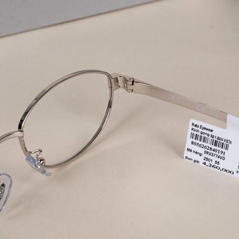  Gọng Kính Oval RayBan 0RX3774VD Jennie Collection – Tem Chính Hãng Luxottica 