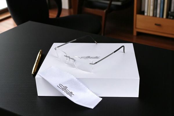 Silhouette Mosaic L011OU Kính Không Gọng Mạ Vàng – Tem Chính Hãng 101