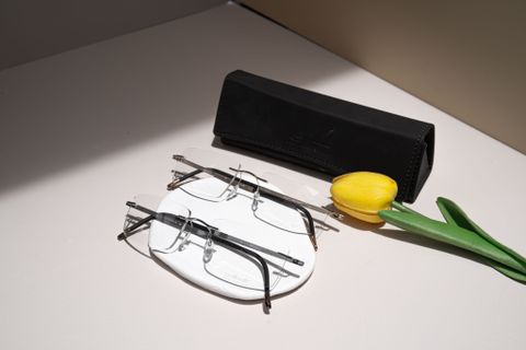  Silhouette Mosaic L011OU Kính Không Gọng Mạ Vàng 23K – Tem Chính Hãng 101 