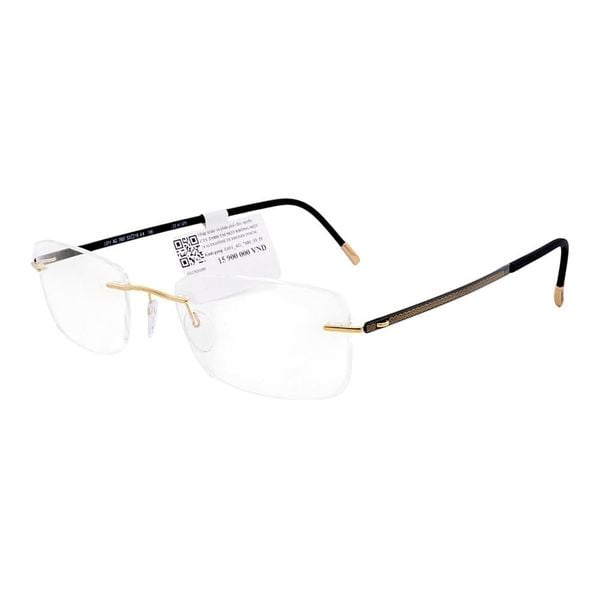 Silhouette Mosaic L011 – Mạ Vàng 23 kt Gold Plated Kính Không Gọng Tem Chính Hãng 101