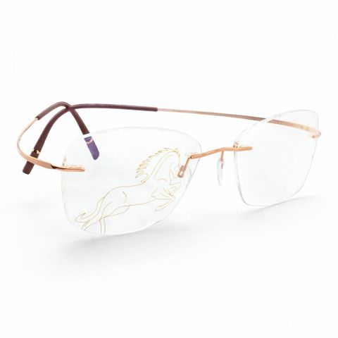  Silhouette Titan Minimal Art d’Or L027 Kính Không Gọng Mạ Vàng 23K – BST Atelier Next Phiên Bản Đặc Biệt 2026 