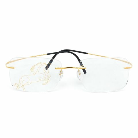  Silhouette Titan Minimal Art d’Or L027 Kính Không Gọng Mạ Vàng 23K – BST Atelier Next Phiên Bản Đặc Biệt 2026 