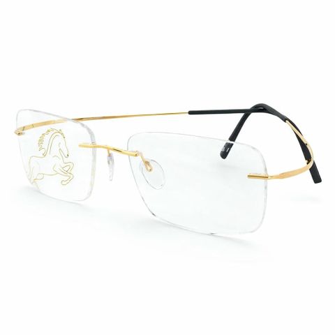  Silhouette Titan Minimal Art d’Or L027 Kính Không Gọng Mạ Vàng 23K – BST Atelier Next Phiên Bản Đặc Biệt 2026 