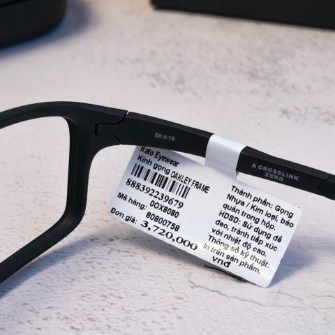  Oakley Crosslink Zero 0OX8080 Gọng Kính Thể Thao - Tem Chính Hãng Luxottica 