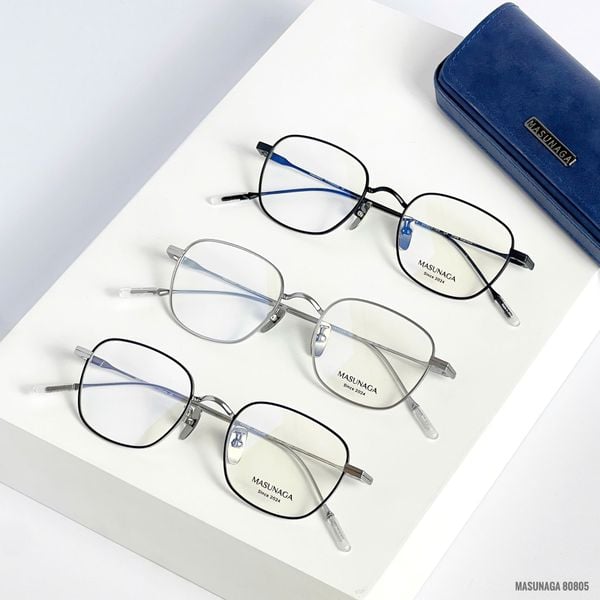 Gọng Kính Titanium Masunaga 80805 Chính Hãng