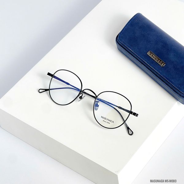 Gọng Kính Tròn Titanium Masunaga M5-MOD3 Chính Hãng