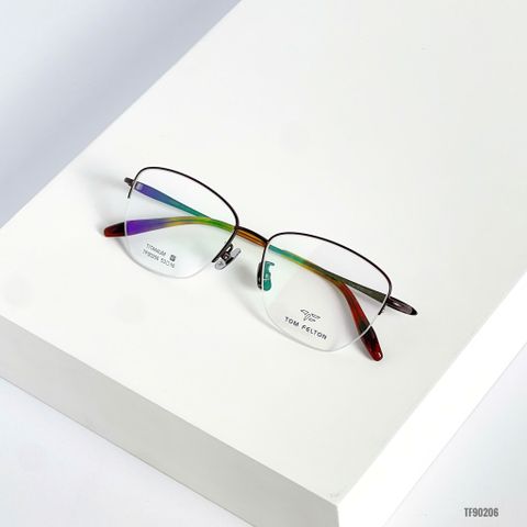  Gọng Kính Nửa Khung Titanium Tom Felton TF90206 Chính Hãng 