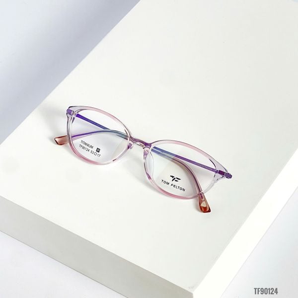 Gọng Kính Mắt Mèo Titanium Chính Hãng Tom Felton TF90124