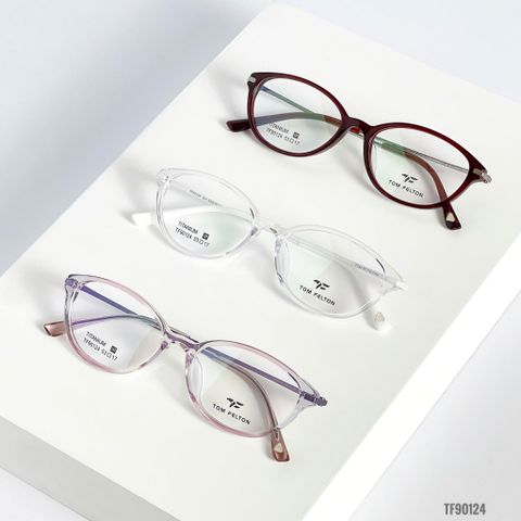  Gọng Kính Mắt Mèo Titanium Tom Felton TF90124 Chính Hãng 