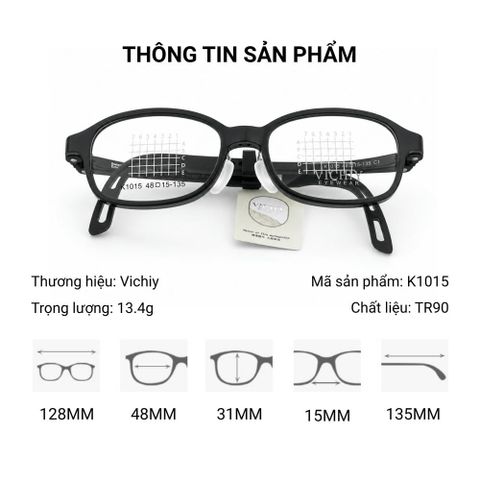  Gọng Kính Trẻ Em Vichiy K1015 - Tem Chính Hãng 