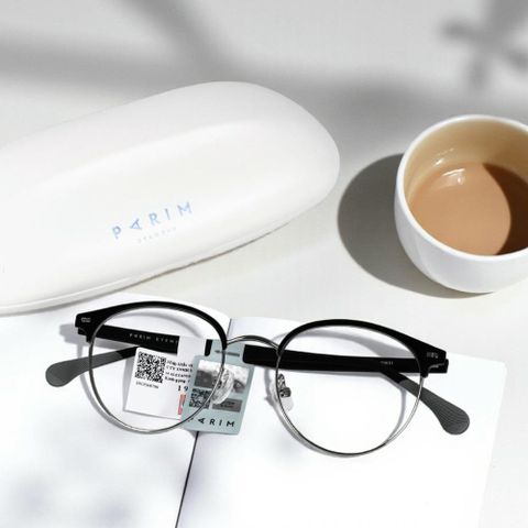  Gọng Kính Tròn Nửa Khung Tiatnium Parim 85155 – Tem Chính Hãng 101 