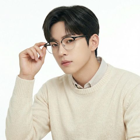  Gọng Kính Tròn Nửa Khung Tiatnium Parim 85155 – Tem Chính Hãng 101 