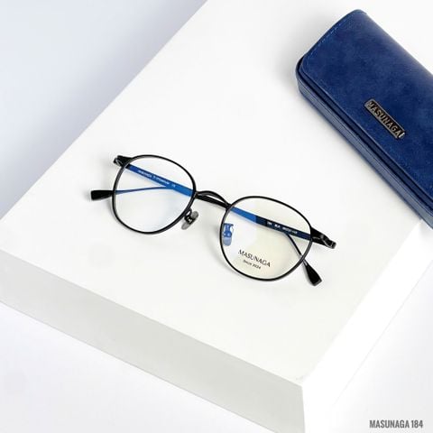 Gọng Kính Tròn Titanium Masunaga 184 Chính Hãng 