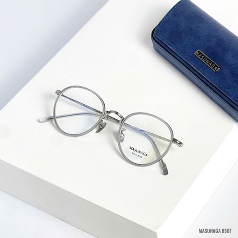  Gọng Kính Tròn Titanium Masunaga 8507 Chính Hãng 