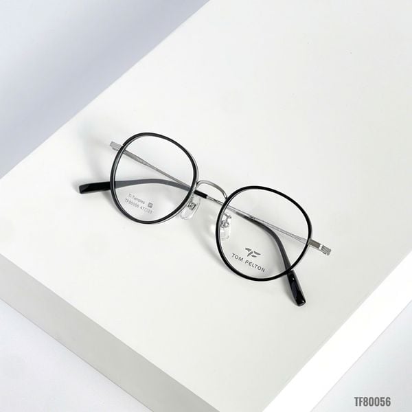 Gọng Kính Tròn Titanium Tom Felton TF80056 Chính Hãng
