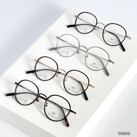  Gọng Kính Tròn Titanium Tom Felton TF80056 Chính Hãng 