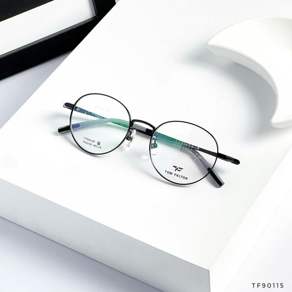  Gọng Kính Tròn Titanium Tom Felton TF90115 Chính Hãng 