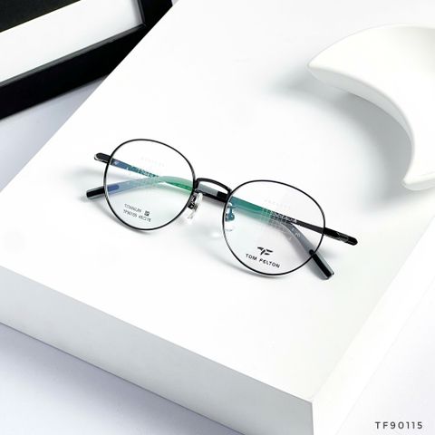  Gọng Kính Tròn Titanium Tom Felton TF90115 Chính Hãng 
