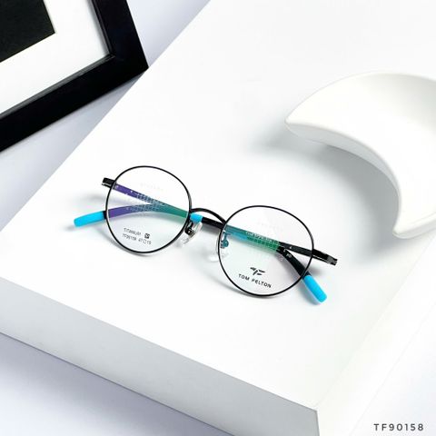  Gọng Kính Tròn Titanium Tom Felton TF90158 Chính Hãng 