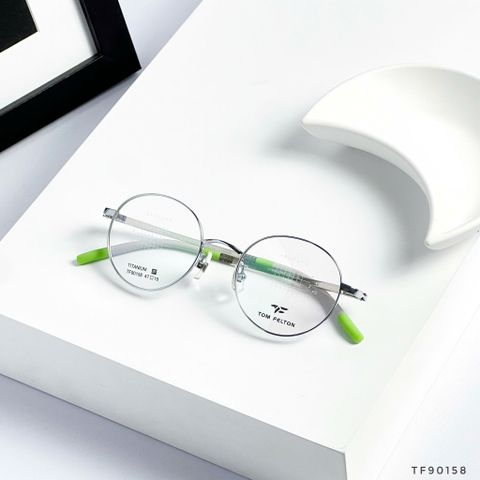  Gọng Kính Tròn Titanium Tom Felton TF90158 Chính Hãng 