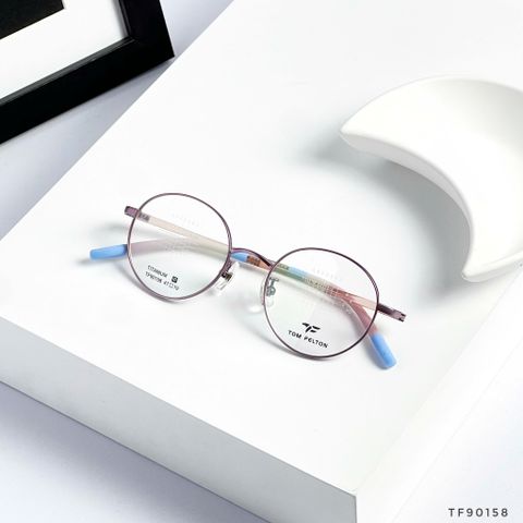  Gọng Kính Tròn Titanium Tom Felton TF90158 Chính Hãng 