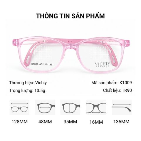  Gọng Kính Trẻ Em Vichiy K1009 - Tem Chính Hãng 