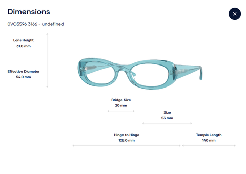  Gọng Kính Mắt Mèo Vogue 0VO5596 - Tem Chính Hãng Luxottica 