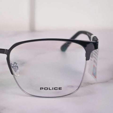  Gọng Kính Titanium  Police VPLR05K Chính Hãng 101 