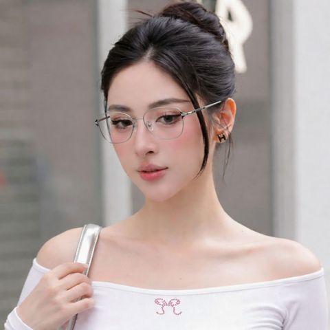  Zenta DP25-A-ZT8152 Gọng Kính Mắt Mèo Titanium – Chính Hãng 