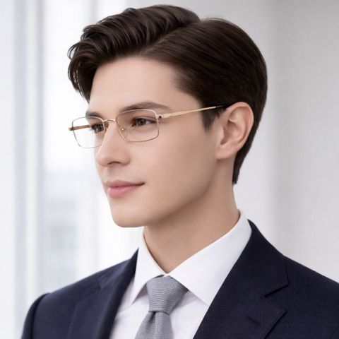  Zenta DP25-A-ZT8155 Gọng Kính Chữ Nhật Titanium – Chính Hãng 