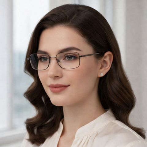  Zenta DP25-A-ZT8156 Gọng Kính Chữ Nhật Titanium – Chính Hãng 