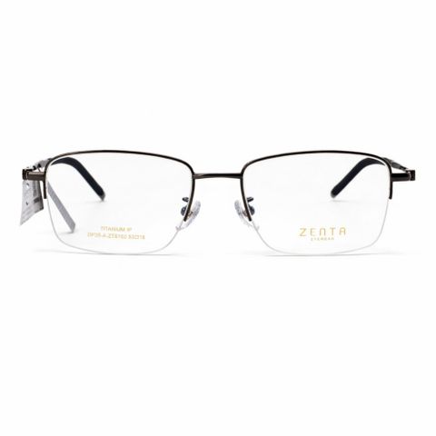  Zenta DP25-A-ZT8160 Gọng Kính Chữ Nhật Nửa Khung Titanium – Chính Hãng 