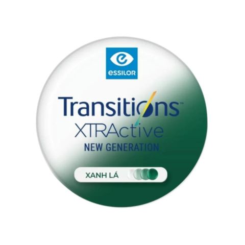  Essilor Transitions XTRActive Gen S Tròng Kính Đổi Màu Trong Xe Váng Phủ Crizal Rock 
