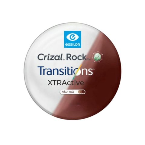  Essilor Transitions XTRActive Gen S Tròng Kính Đổi Màu Trong Xe Váng Phủ Crizal Rock 