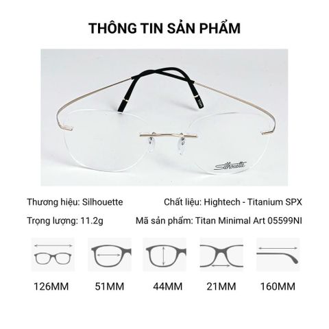  Kính Không Gọng Silhouette Titan Minimal Art 05599 – Tem Chính Hãng 101 