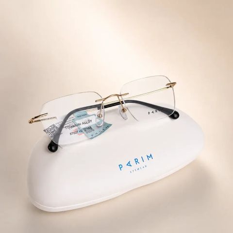  Kính Không Gọng Titanium Alloy Parim 87027 – Tem Chính Hãng 101 
