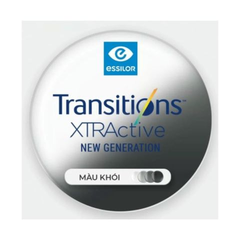 Essilor Transitions XTRActive Gen S Tròng Kính Đổi Màu Trong Xe Váng Phủ Crizal Rock 