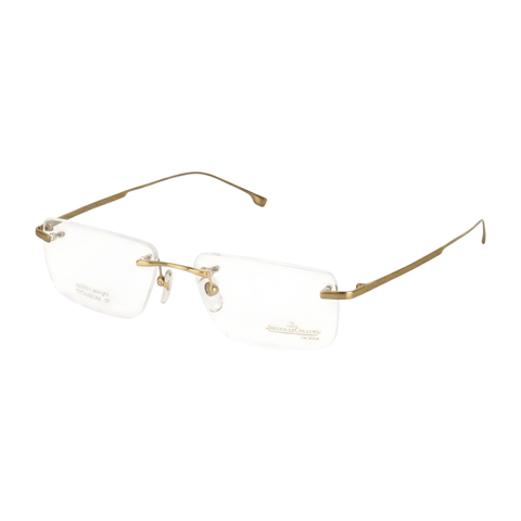  Gọng Kính Khoan Ốc Không Viền Jaecer Titanium Mạ Vàng 18K J27121 