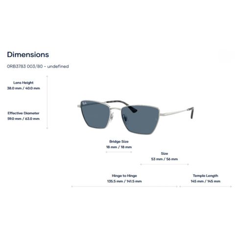  Kính mát RayBan 0RB3783 - Tem Chính Hãng Luxottica 